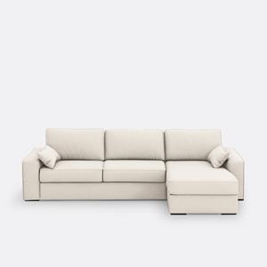 LA REDOUTE INTERIEURS Hoekbank-bed, getextureerde stof , latex Cécilia