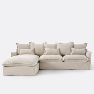 LA REDOUTE INTERIEURS Hoekbank links, mêlee polyester, Odna