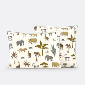 LA REDOUTE INTERIEURS Kussensloop, 30% gerecycled katoen, Papangue