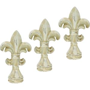 I.GE.A. Decoratief figuur Franse lelie (set van 3)