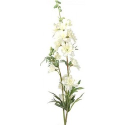 Decostar Delphinium jesika creme kunstbloem zijde nepbloem - 