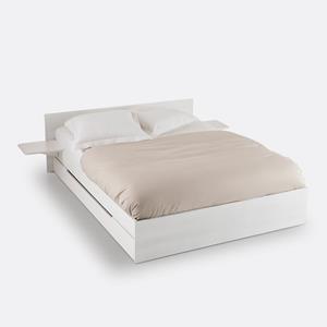 LA REDOUTE INTERIEURS Bed met lattenbodem, lade en legplanken, Crawley