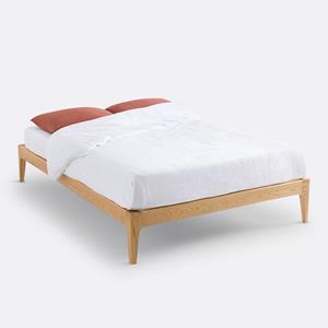LA REDOUTE INTERIEURS Bed in massief essenhout met lattenbodem , Agura