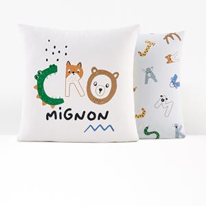 LA REDOUTE INTERIEURS Kussensloop in katoen, voor kinderen, Cro Mignon