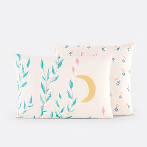 LA REDOUTE INTERIEURS Kussensloop 50% recycled katoen, Anis