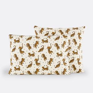 LA REDOUTE INTERIEURS Kussensloop 30% recycled katoen, Tigris