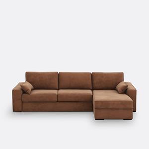 LA REDOUTE INTERIEURS Hoekbank-bed, polyester, latex Cécilia