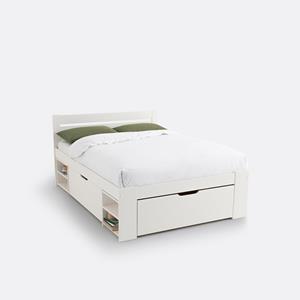 LA REDOUTE INTERIEURS Bed met lattenbodem, lades en nachtkastjes, Konni