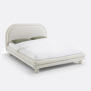 LA REDOUTE INTERIEURS Bed met beddenbodem, bouclette stof, Mendosa