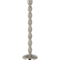 J-Line kandelaar Bollen Glanzend - aluminium - zilver - large