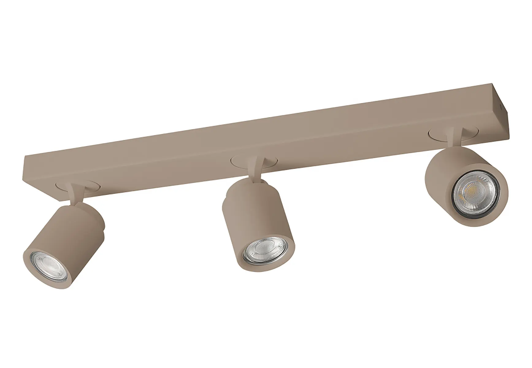 Freelight Spot Razza 3 lichts L 54 cm GU10 beige