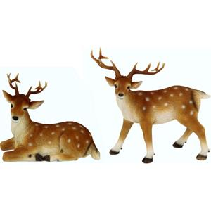 I.GE.A. Dierfiguur Ree (set, 2 stuks)