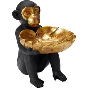 Leonique Decoratief figuur Aap met schaal