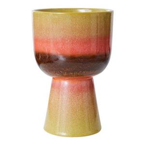 HKLIVING 70's Retro Bloempot - Ø 16,5 cm - Lime Green