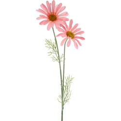 Nova nature Daisy Cordoba spray pink 56 cm kunstbloem - 