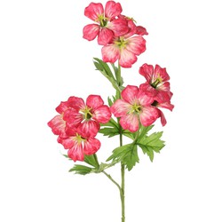 Driesprong collection Geranium ooievaarsbek d.roze kunstbloem zijde nepbloem - 