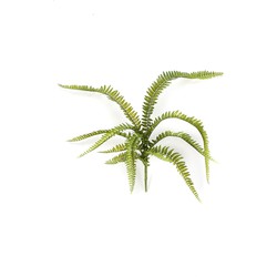 Emerald Fern bush x11 green 58 cm kunstbloem zijde nepbloem - 