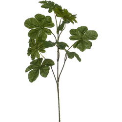 Emerald Fig leaf spray green 90 cm kunstbloem zijde nepbloem - 