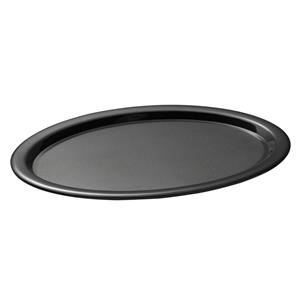 APS Dienblad KOFFIEHUIS; 28.5x21.5x1.5 cm (LxBxH); zwart; ovaal