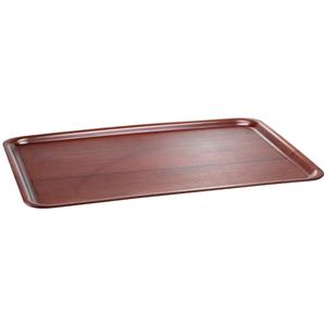 PULSIVA Houten dienblad Tile; 60x45x1.6 cm (LxBxH); bruin; rechthoekig