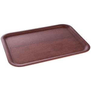 Vega Houten dienblad Ebena rechthoekig; 46x36x2 cm (LxBxH); bruin; rechthoekig