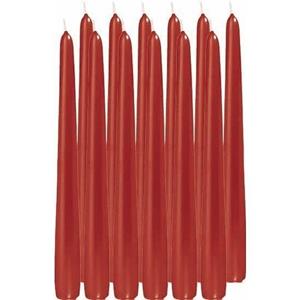 Enlightening Candles 24x Rode dinerkaarsen 25 cm 8 branduren -