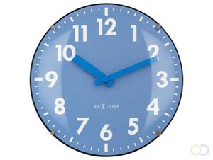 NeXtime  Tafel|Wandklok 20cm-Koepelvormig Glas