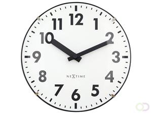 NeXtime  Tafel|Wandklok 20cm-Koepelvormig Glas