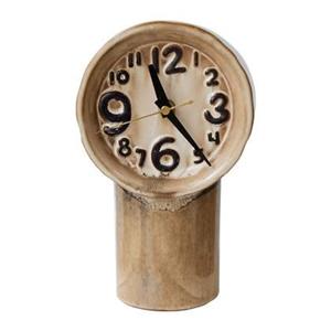 HKLIVING Retro Ceramics Tafelklok - Cream
