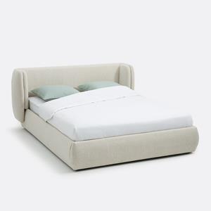 LA REDOUTE INTERIEURS Bed in bouclette met bedbodem Meridiano