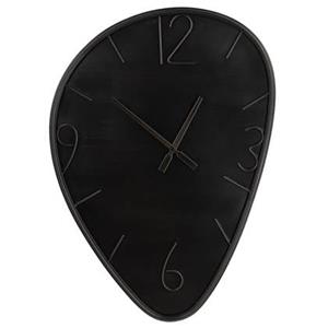 Vtw Living Wandklok Asymmetrisch Antraciet - Klok Organisch - 56 x 78 x 4 cm