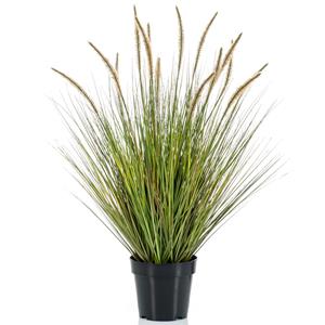 Emerald Kunstplant groen gras sprieten 85 cm. -