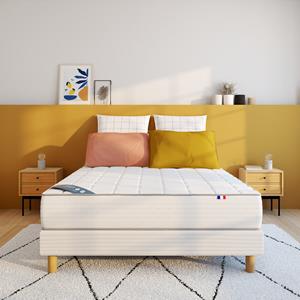 LA REDOUTE INTERIEURS Ensemble matras met veren, half-stevig + bedbodem