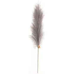 Buitengewoon de boet Pampas Gras 60 cm Donker grijs kunstplant - 