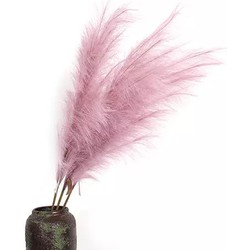 Buitengewoon de boet Pampas Gras 60 cm Oud roze kunstplant - 