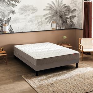 EPEDA Ensemble matras met veren le Dépaysant + beddenbodem