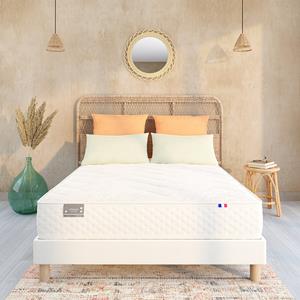 LA REDOUTE INTERIEURS Ensemble matras, half-stevig, pocketveren + beddenbodem