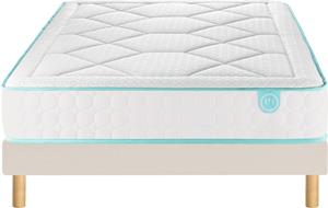 MERINOS Ensemble matras met pocketveren + bedbodem, LE TOUT MOELLEUX