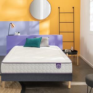 MERINOS Ensemble matras met veren en bedbodem, Full Bed