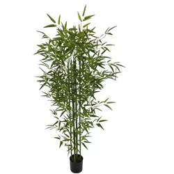 Buitengewoon de boet Bamboe Groen 180 cm kunstplant - 