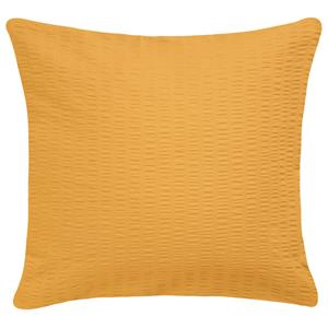 ERWIN M. Kussensloop Mallorca ritssluiting; 80x80 cm (LxB); goud