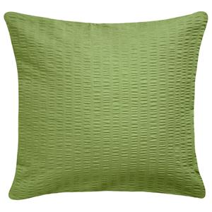 ERWIN M. Kussensloop Mallorca ritssluiting; 80x80 cm (LxB); groen