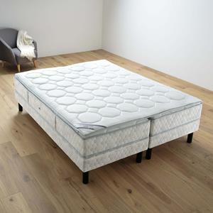DUVIVIER Matras 406 veren+topdekmatras  in mousse+ bedbodem