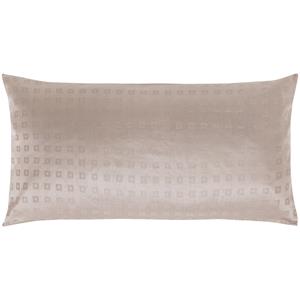 ERWIN M. kussensloop Cube Ritssluiting; 65x100 cm (LxB); taupe