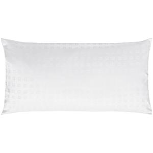 ERWIN M. kussensloop Cube Ritssluiting; 65x100 cm (LxB); wit