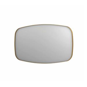 INK Spiegel  SP29 Contour 140x4x80 cm in Geborsteld Mat Goud