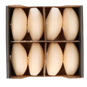 Enlightening Candles 16x Cremewitte grote drijfkaarsen 8 cm 8 branduren -
