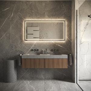 Hipp Design Spiegel  Phantom 001 Met Verlichting Incl. Spiegelverwarming (Alle Maten)