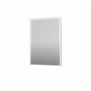 INK Spiegel  SP19 60x4x80 cm incl. direct LED-Verlichting Rondom en Spiegelverwarming Mat Wit