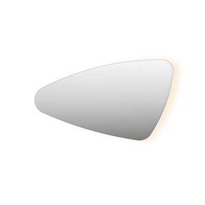 INK Spiegel Organisch  SP23 120x70 cm Met Verlichting en Spiegelverwarming Ls Mat Wit